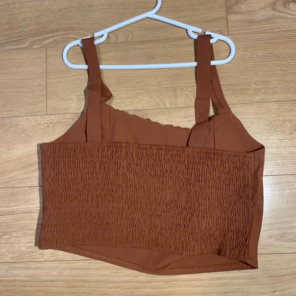 Orange/tan tank top - Picture 2 of 2